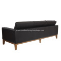 Florence Knoll Leather 3 seat Sofa Replica